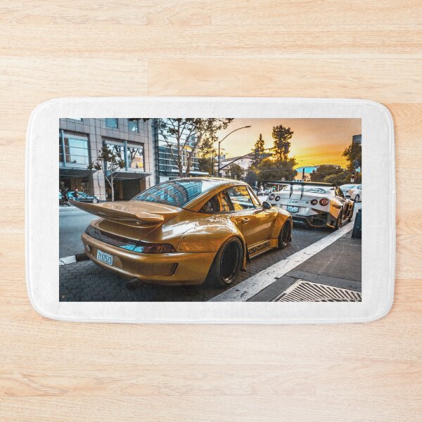 Item preview, RWB Porsche 911 parked behind a Nissan GTR GT3 designed and sold by Minty-Media.
