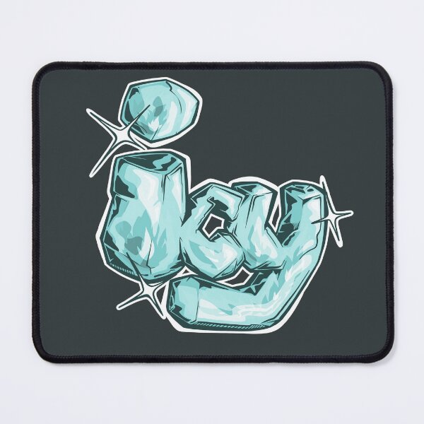 Item preview, Icy, a word of ice (monochrome) designed and sold by TomiAx.