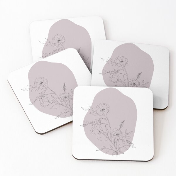 Aperçu de l'œuvre Fleurs à lignes fines créée et vendue par GonStudioCo.