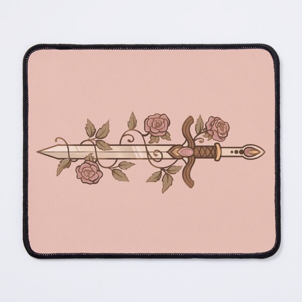 Item preview, Fantasy Sword with Roses and Vines designed and sold by VeraLockeArt.