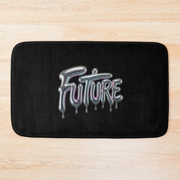 Item preview, Future Liquid Chrome Typography – Futuristic Metallic Drip Text Design designed and sold by etuvibes.