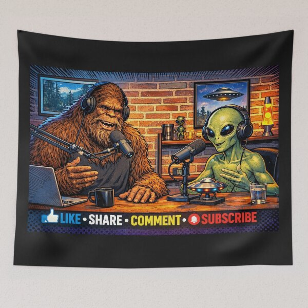 Item preview, Cryptid Podcast designed and sold by Cats and Other Things.