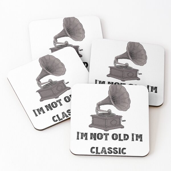 Item preview, I’m Not Old, I’m Classic – Funny Vintage Quote Sticker designed and sold by GOTCHO1.