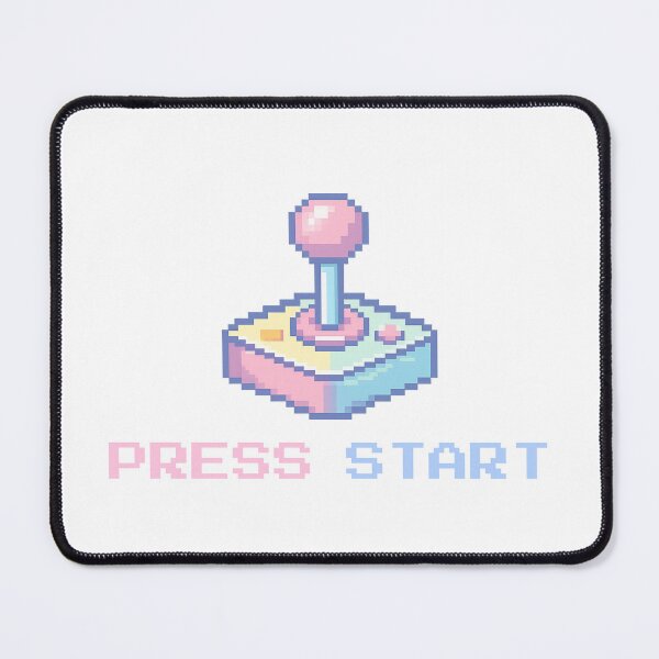 Item preview, Press Start Pixel Art Joystick Retro Kawaii Gaming designed and sold by ChibiKiramimi.