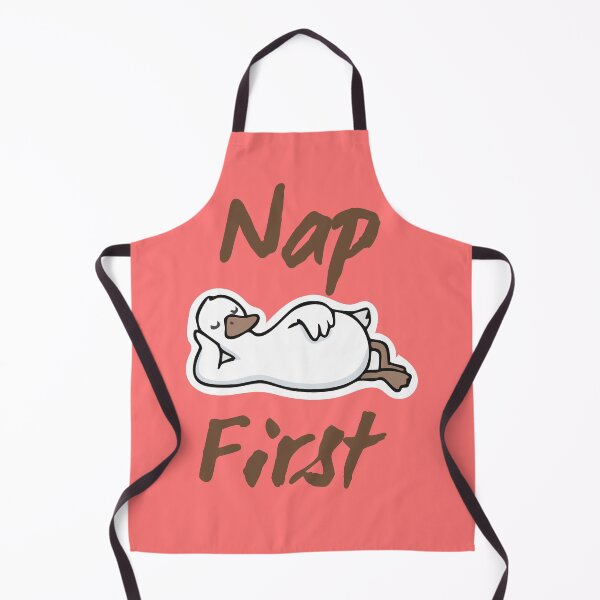 Item preview, Nap First – Cute Sleeping Duck Funny Sticker designed and sold by GOTCHO1.