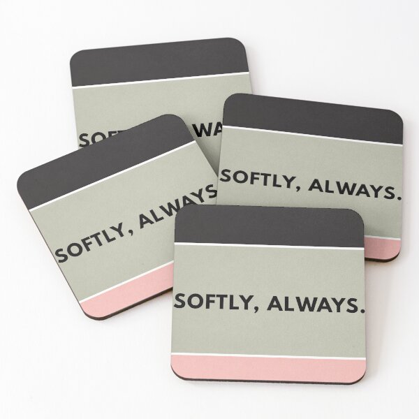 Item preview, Softly, Always – Minimalist Romantic Love Quote Typography designed and sold by EverYouStudio.