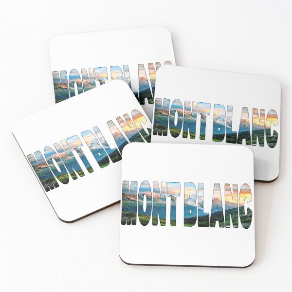 Item preview, MONT BLANC -  France in the Alps Mountain Range Sunset Glow designed and sold by Adam Gormley.