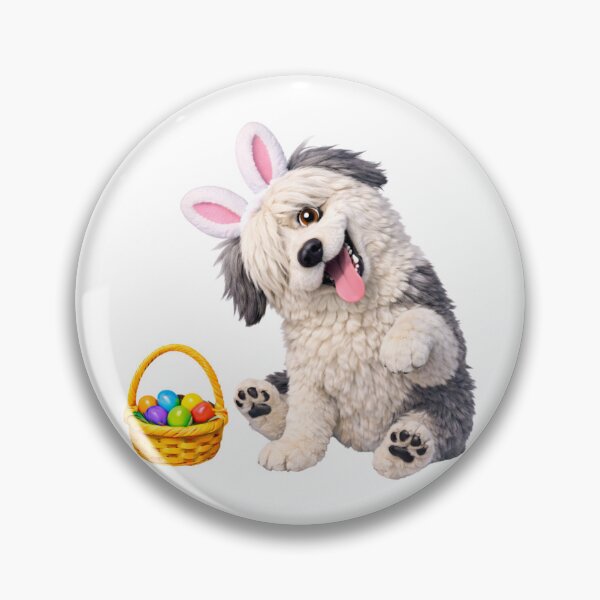 Item preview, Easter Polish Lowland Sheepdog designed and sold by Sillytoe.