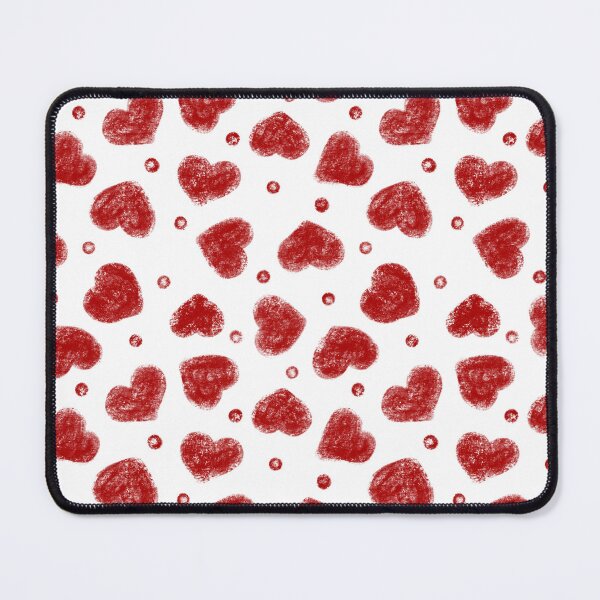 Item preview, Red and White Hearts pattern designed and sold by LAEC-Shop.