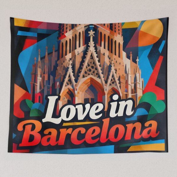 Item preview, Love In Barcelona – Coronated Cathedral Iconic Love Design designed and sold by FreeFromDefault.