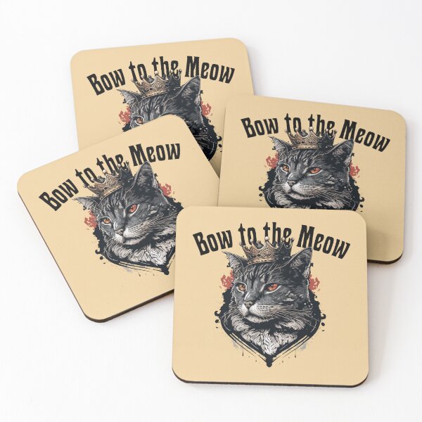 Item preview, Bow to the Meow Funny Cat designed and sold by Sachie's Studio.