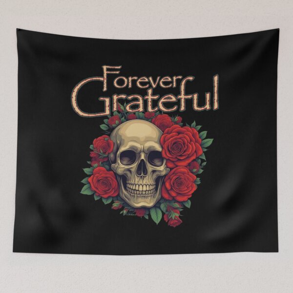 Item preview, Skull Roses Forever Greatful designed and sold by theflandonian.