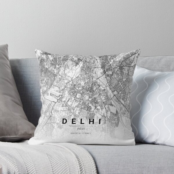 Item preview, Delhi City Map – Minimal Line Art designed and sold by YurrShop.
