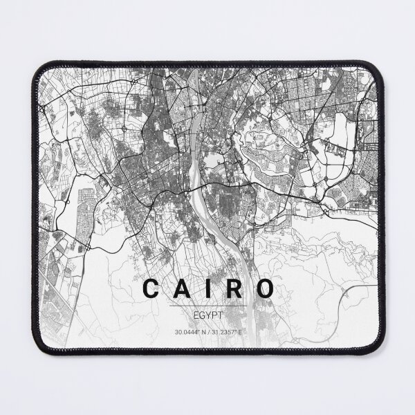 Item preview, Cairo City Map – Minimal Line Art designed and sold by YurrShop.