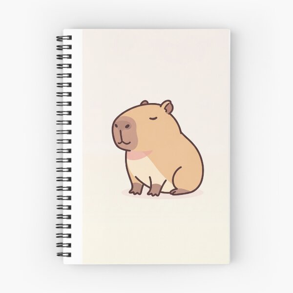 Item preview, cute minimalist capybara designed and sold by Magicari.