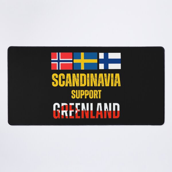 Item preview, Scandinavia Support Greenland Anti Trump Denmark  Not For Sale designed and sold by erozzz.