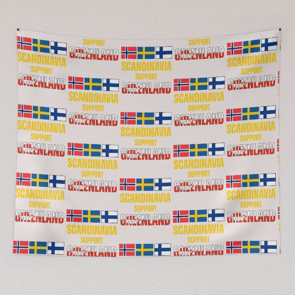 Item preview, Scandinavia Support Greenland Anti Trump Denmark  Not For Sale designed and sold by erozzz.
