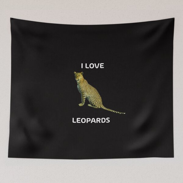 Item preview, I LOVE LEOPARDS designed and sold by TShirtsundMehr.