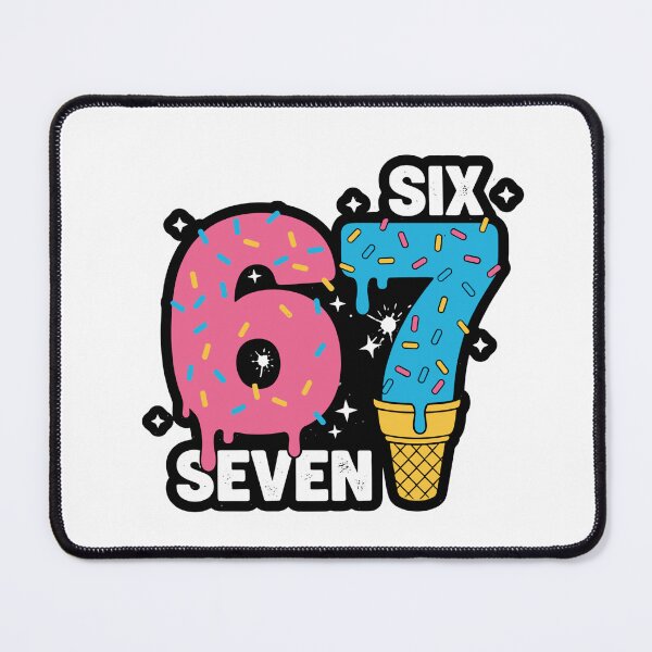 Item preview, six seven ice cream numbers designed and sold by BazStudiodesign.