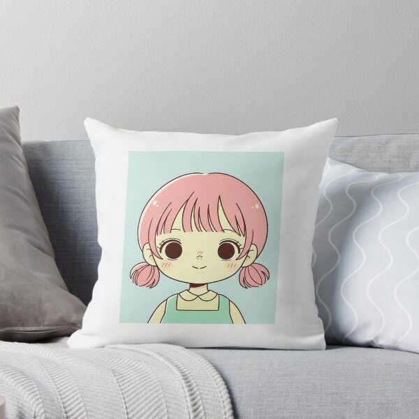 Item preview, kawaii anime girl icon avatar minimalist designed and sold by Magicari.
