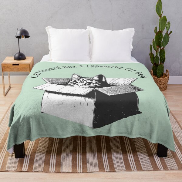 Item preview, Cardboard Box > Expensive Cat Bed Funny Cat designed and sold by Sachie's Studio.