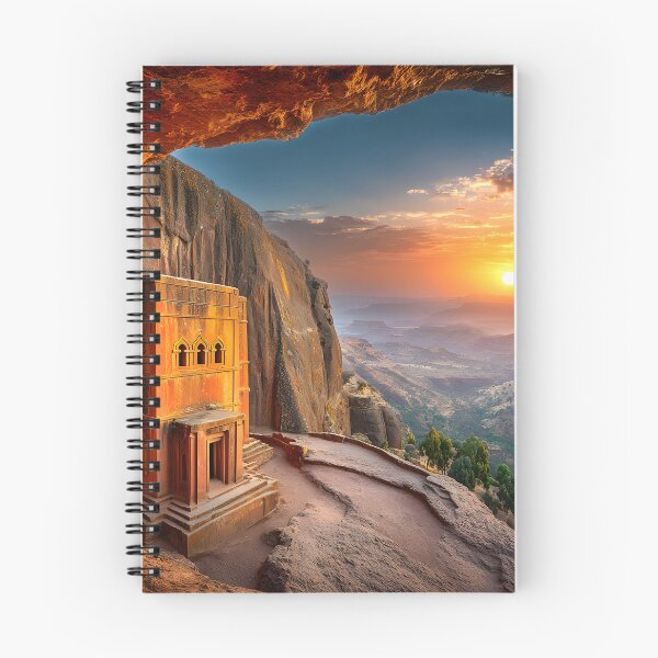 Item preview, Sunset Over Ancient Rock-Hewn Monastery View designed and sold by Artessie.