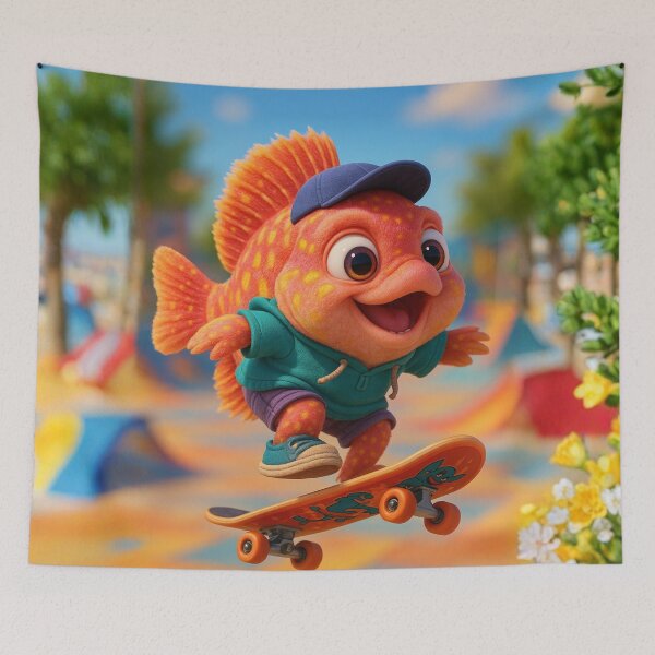Item preview, Skater Neptune Grouper designed and sold by Sillytoe.