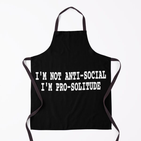 Item preview, Pro Solitude Introvert Aesthetic Quote designed and sold by Mikidesign1988.