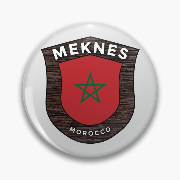 Artikelvorschau, Meknes, Marokko | Flaggenschild, Reiseemblem entworfen und verkauft von World Designs.