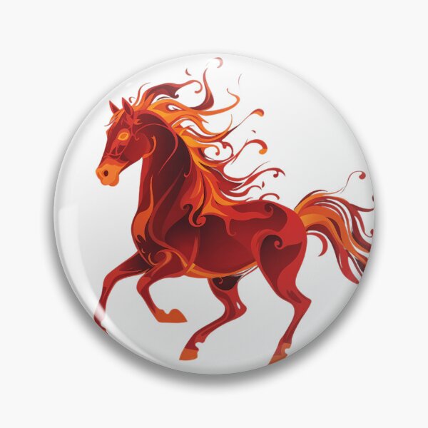 Item preview, Fiery Stallion Abstract - Year of the Horse 2026 Energy designed and sold by pngartpl.