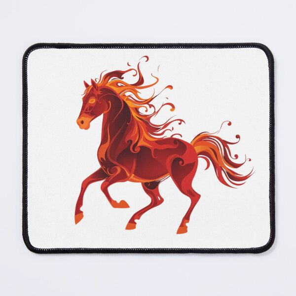Item preview, Fiery Stallion Abstract - Year of the Horse 2026 Energy designed and sold by pngartpl.