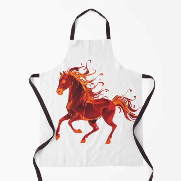 Item preview, Fiery Stallion Abstract - Year of the Horse 2026 Energy designed and sold by pngartpl.