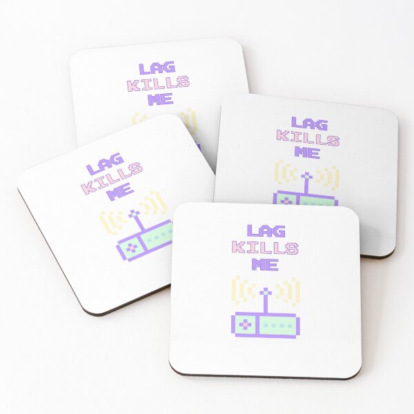 Item preview, Lag Kills Me Router Retro Gaming Pixel Art designed and sold by ChibiKiramimi.