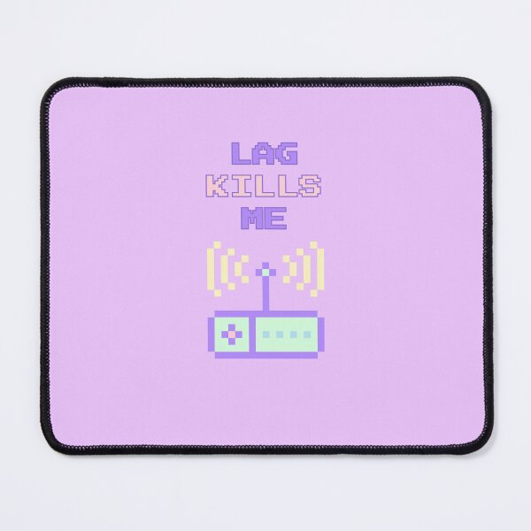 Item preview, Lag Kills Me Router Retro Gaming Pixel Art designed and sold by ChibiKiramimi.