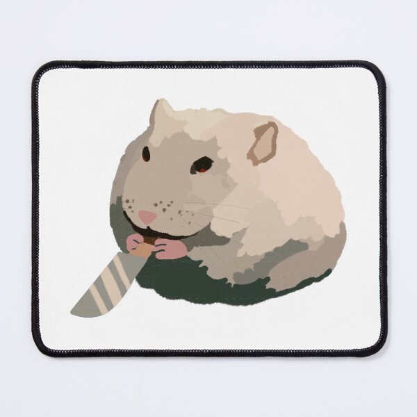 Item preview, Hamster Holding a Knife designed and sold by Asutip.