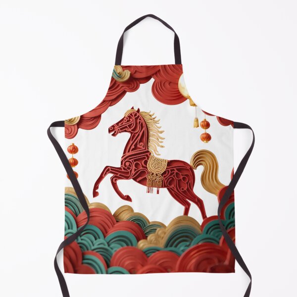 Item preview, Year of the Horse 2026 - 3D Papercut Zodiac Art designed and sold by pngartpl.