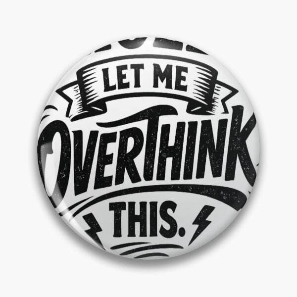 Item preview, Crazy Dog Hold On Let Me Overthink designed and sold by Maghribiking.