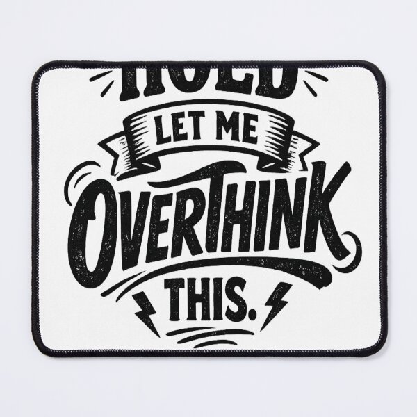 Item preview, Crazy Dog Hold On Let Me Overthink designed and sold by Maghribiking.