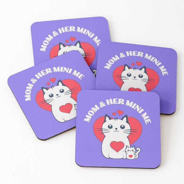 Item preview, Mom and Her Mini Me Funny Cat designed and sold by Sachie's Studio.