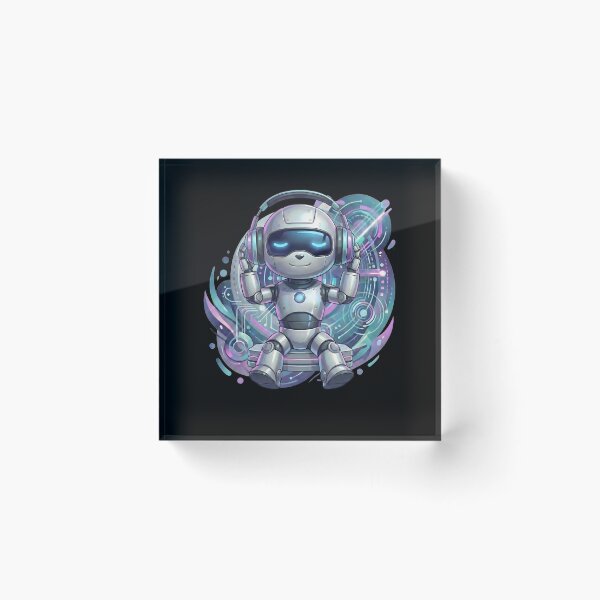Item preview, Cynden, a mini robot listening to music designed and sold by cynden.