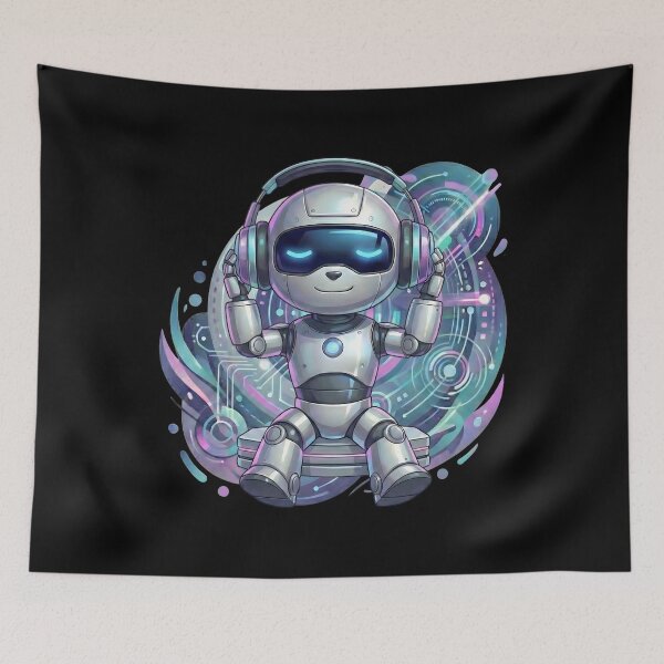 Item preview, Cynden, a mini robot listening to music designed and sold by cynden.