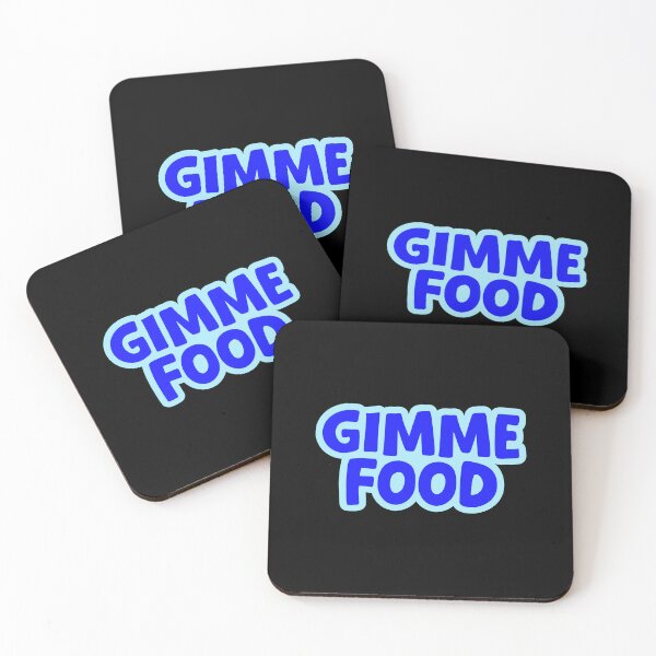 Item preview, Gimme Food, Blue Outline designed and sold by Memes N Lore .