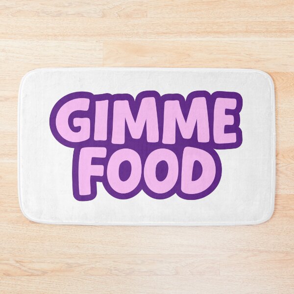 Item preview, Gimme Food, Purple Outline designed and sold by Memes N Lore .