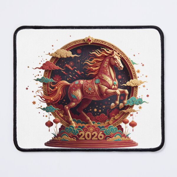 Item preview, 3D Papercut Year of the Horse – Festive Lunar Zodiac designed and sold by pngartpl.