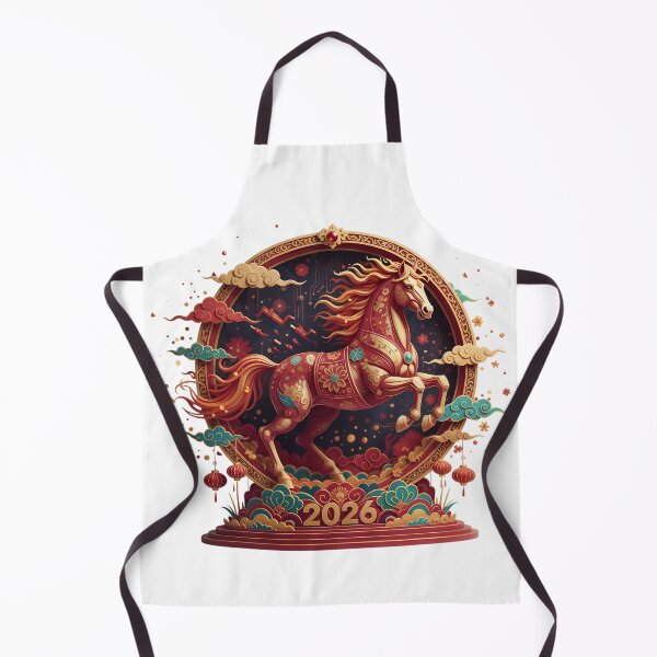 Item preview, 3D Papercut Year of the Horse – Festive Lunar Zodiac designed and sold by pngartpl.