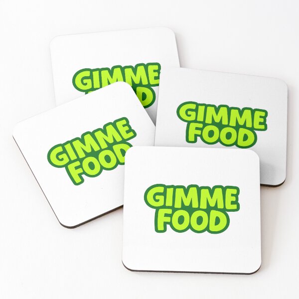 Item preview, Gimme Food, Green Outline designed and sold by Memes N Lore .