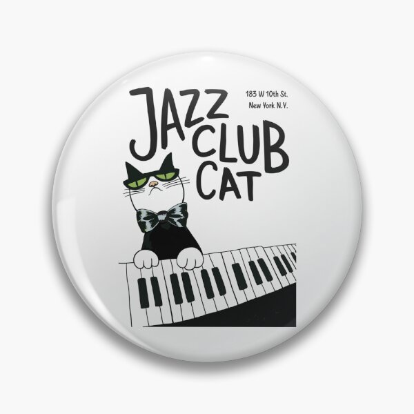 Item preview, Jazz Club Cat – Funny Jazz Music | Cool Cat Piano Graphic designed and sold by paulo silveira.