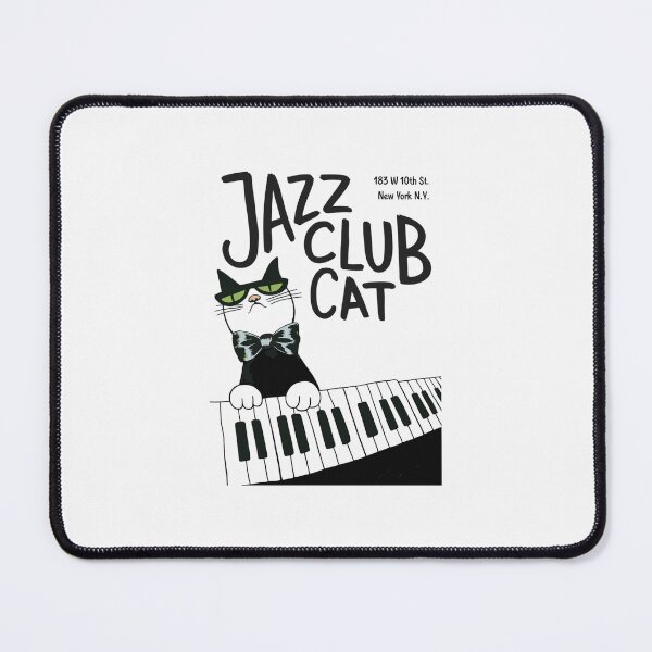 Item preview, Jazz Club Cat – Funny Jazz Music | Cool Cat Piano Graphic designed and sold by paulo silveira.