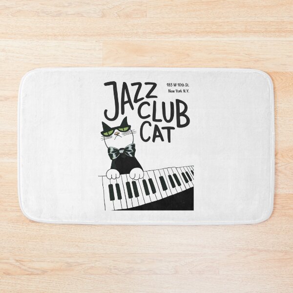 Item preview, Jazz Club Cat – Funny Jazz Music | Cool Cat Piano Graphic designed and sold by paulo silveira.