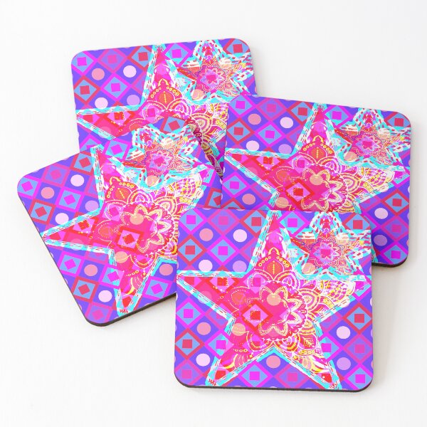 Item preview, Colorful Star 2 – Bright Cosmic Starburst Pattern Art designed and sold by Brooklyn Hearty.